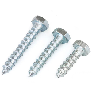 Tornillo hexagonal autorroscante de acero al carbono DIN571 SS304/SS316 A2-70 para madera, perno hexagonal - Product Image 6
