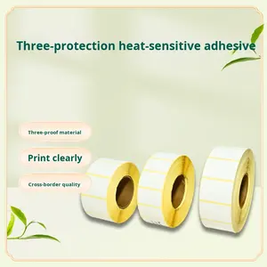Etiquetas Adhesivas de Papel Térmico con Base Amarilla para Etiquetas de Código de Barras Personalizadas para Uso Agrícola - Product Image 5