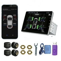 USB Android TPMS système de surveillance de la pression des pneus capteurs internes 4 capteurs pour l'utilisation de la voiture