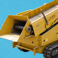 Machine de criblage et de remblayage de haute efficacité pour pipelines sur chenilles