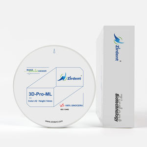 Zirdent 3D Pro ML denti in ceramica multistrato ad alta traslucenza dentaria restauro personalizzabile blocchi di <span class=keywords><strong>Zirconia</strong></span> - Product Image 6