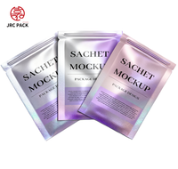 Sachet d'échantillon de crème solaire cosmétique shampoing biodégradable zip-lock personnalisé emballage de sachet pochette de supplément d'échantillon de soin de la peau