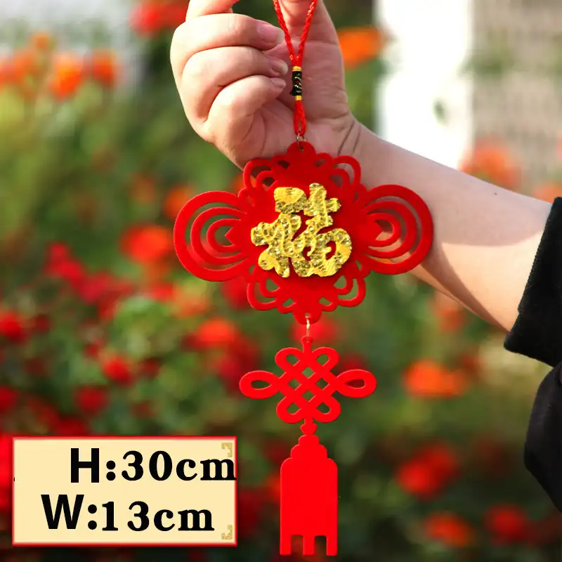 2022 New Year Decor 2022 Tiger Chinese Happy New Year Decoration China Spring Festival Ornaments Decorations CNY Home Decor Charm