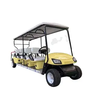 Fabrika doğrudan satış 10 koltuklu 48v Golf arabası pil hızlı tek lityum koltuk Golf arabası Buggy