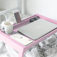 Nouvelle conception de table pliante extensible et réglable en plastique moderne, bureau debout avec couleur personnalisée pour la maison, le bureau et le salon
