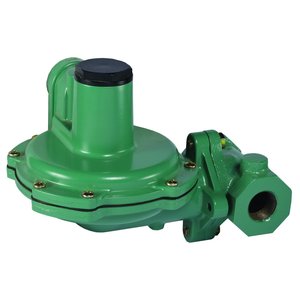 เครื่องควบคุมแก๊ส Emerson-Fisher ขนาด 3/4" FNPT CI ระดับที่ 2 สำหรับ LPG พร้อมวาล์วระบายแรงดัน 10-12.5" WC - Product Image 1