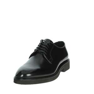 Chaussures habillées à lacets pour homme Hermann Scott, noires, 621 MICRO CLIPPER - Product Image 6