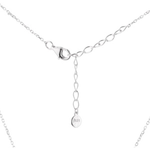 Bijoux en argent Sterling 925, collier Lariat, chaîne, Triangle, zircon cubique, collier pour femmes, ensemble de bijoux de mariage - Product Image 6