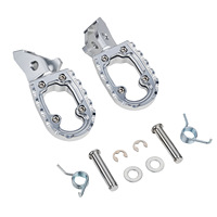 Surron Ultra Bee - Repose-pieds à trois couches avec amortissement - Aluminium - 16x15x8cm - Pour la modification des motos électriques tout-terrain