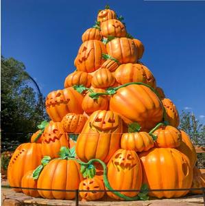 Portes et arbres de citrouille Jack-O'-lantern : le festin effrayant des elfes squelettes - Product Image 1