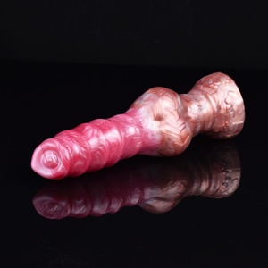 Fantasy Dog Knot Dildo With <b>Suction</b> Cup Silicone Anal Plug Female Masturbator Vagina Stimula Sex Toys for Women - Product Image 4