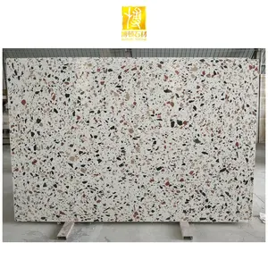 BOTON STONE High Quality Multi Colors Terrazzo Floor Slabs Kitchen Countertop Exterior Terrazzo Flooring