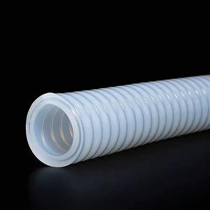 Tuyau en silicone vulcanisé avec fil hélicoïdal en acier inoxydable 316L, tube flexible renforcé, qualité alimentaire, pharmaceutique, haute pression, tuyau industriel - Product Image 1