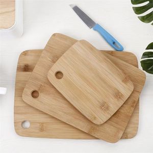 Bamboo Cutting Board <b>Set</b> Rectangle Multifunction Household Kitchen Chopping Block - Product Image 1