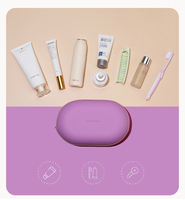 Nouvelle Trousse de Maquillage en Silicone 2025 – Sac de Voyage Cosmétique, Pochette de Rangement, Organisateur de Maquillage Mignon