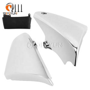 Precio al por mayor, piezas de motocicleta, cubierta de carenado lateral de batería cromada apta para <span class=keywords><strong>Kawasaki</strong></span> <span class=keywords><strong>Vulcan</strong></span> <span class=keywords><strong>900</strong></span> VN900 Classic <span class=keywords><strong>Custom</strong></span> 2006-2020 - Product Image 3