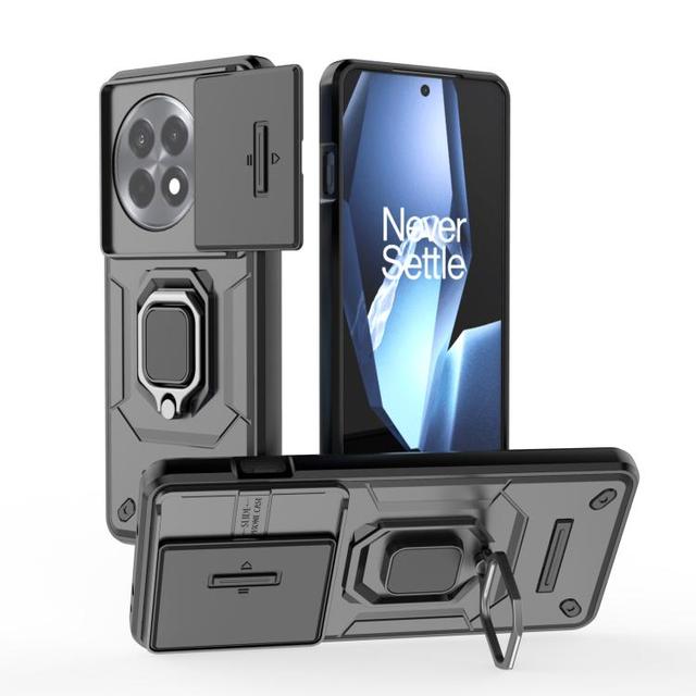 For OnePlus Ace 5 / Ace 5 Pro Case, Sliding Camshield TPU PC Shockproof Protective Mobile Phone Case With Holder