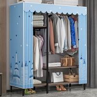 Suoernuo — porte coulissante en tissu pour la maison, armoire de rangement des vêtements, simple et bon marché, moderne, pour vente en gros