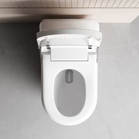 Siège de toilette intelligent pour enfant en céramique autonettoyante, monobloc, télécommande incluse, siphon en P - Offre Spéciale