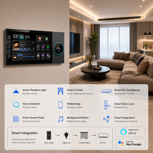 Nouvelle passerelle intelligente Wifi Tuya LCD pour maison connectée, écran tactile multifonctionnel 10 pouces, panneau de commande Zigbee, kit maison intelligente - Product Image 2