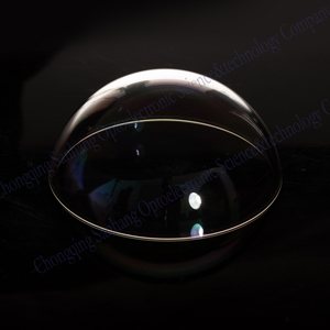 UAV bakla ve füze kubbeleri için yüksek termal şok direncine sahip yarım küre safir yuvarlak <span class=keywords><strong>Lens</strong></span> ve kubbe - Product Image 4