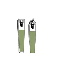 Coupe-ongles professionnel en acier au carbone, personnalisable avec logo personnalisé, noir, 1 pièce