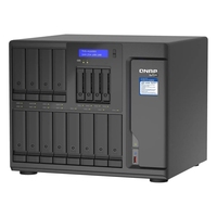 QNAP TVS-h1688X NAS Empresarial de Escritorio, Almacenamiento Híbrido de 16 Bahías, Estación de Trabajo Todo en Uno, Colaboración Multimedia 4K, Virtualización