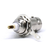Los fabricantes chinos venden chasis de rosca externa de pared de silo hembra BNC con descuento para instalar conectores RF soldados en la cola