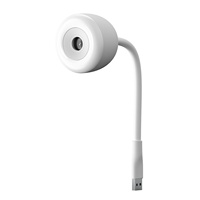Lampe de projection USB ciel étoilé et lune avec commande vocale et télécommande, en ABS, luminosité réglable, veilleuse de chambre
