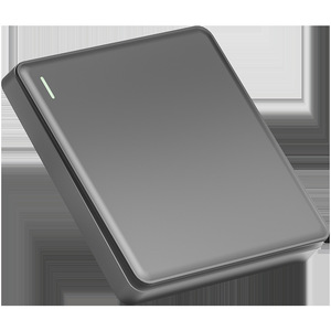 Grey Wall Socket Panel 86 Type 5 Outlets With <b>Usb</b> Port 16A Standard Grounding PC Material - Product Image 2