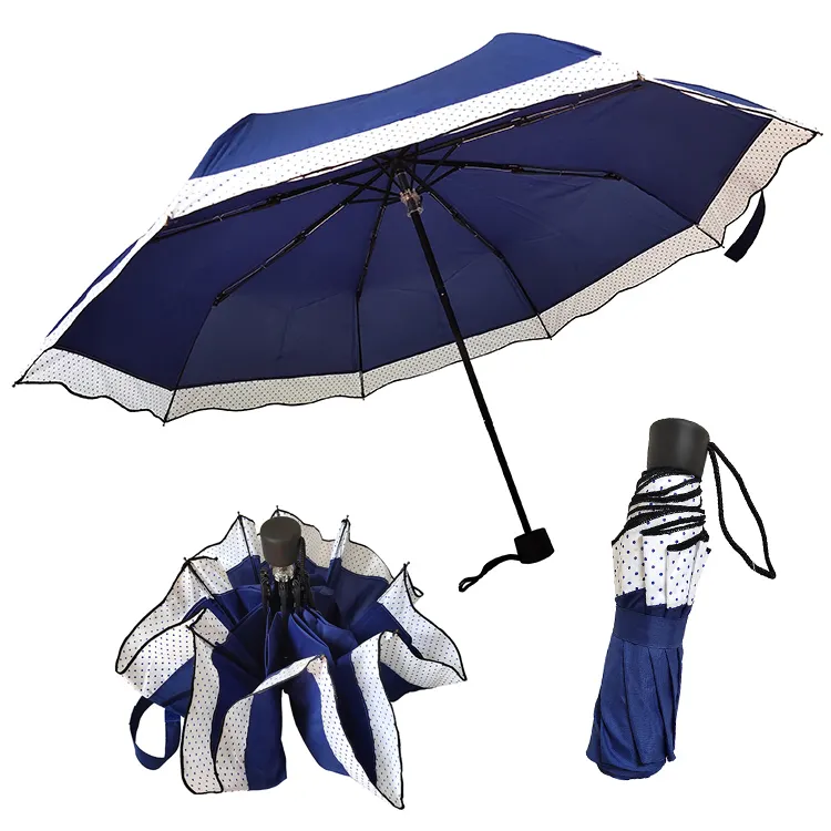Hoda folding market umbrella commercial compact umbrella customized print photo umbrella