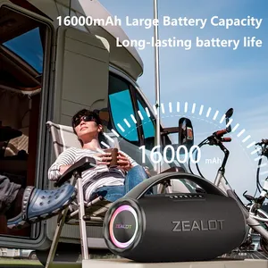 Altavoz Inalámbrico Zealot S97, Sonido de Alta Fidelidad, Batería de Larga Duración, Altavoz Portátil, Impermeable, para Viajes al Aire Libre - Product Image 6