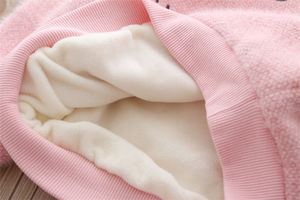 Nuova moda invernale <span class=keywords><strong>vestiti</strong></span> per bambini e ragazze gonna di lana e maglione Set Casual cotone stampa abbigliamento per bambini - Product Image 6