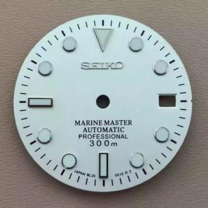 Esfera de Reloj Redonda de Lujo de 28,5 mm, Color Verde Luminoso, Nuevo Diseño con Patrón Solar para Movimiento NH35/36, Esfera de Metal - Product Image 2