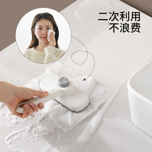 FaSoLa Mini <b>Mop</b> White Rectangular Reusable Face Towel For Home Cleaning - Product Image 2