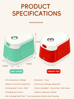 Imprimante alimentaire portable sans fil pour équipement de boulangerie, impression d'images personnalisées sur café, mousse, biscuits, machine à numérisation rapide