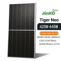 Panel Surya Tier 1 445W Tiger Neo 3.0 Tipe-N untuk PERC HJT Stok Gudang Eropa Pengiriman Cepat EU Modul PV