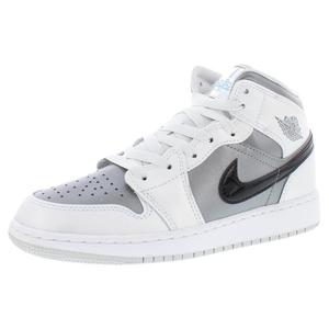 <span class=keywords><strong>Nike</strong></span> Air Jordan 1 Mid Se Gs Chaussures pour garçons Photon Dust Blue Chill - Product Image 1