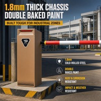 Barrière de parking intelligente à levage rapide pour système de contrôle d'accès des véhicules avec caméra LPR/ANPR pour parking commercial