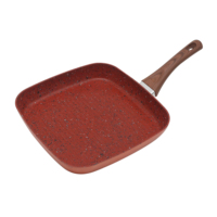 Set Panci dan Wajan Anti Lengket untuk Dapur, Set Peralatan Masak Aluminium Anti Lengket dengan Lapisan Keramik, Panci dan Wajan Penggorengan