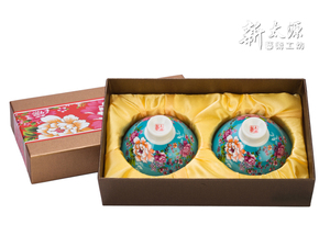 Calcomanía de transferencia de agua personalizada, aplicación de vajilla de serigrafía, regalo de cerámica, cuenco de la suerte de peonía, taza de té - Product Image 2