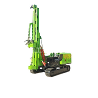 Nouvelle Foreuse Rotative FT à Moteur Diesel, Pileuse Hydraulique, Mobilité sur Chenilles et sur Roues, Profondeur Personnalisable, Moteur Cummins
