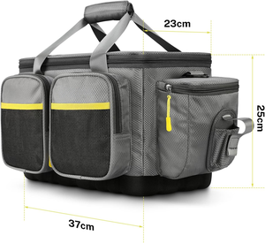 Grand sac <span class=keywords><strong>de</strong></span> rangement pour équipement <span class=keywords><strong>de</strong></span> <span class=keywords><strong>pêche</strong></span> en plein air personnalisé Fermeture à glissière en polyester imperméable pour l'organisation <span class=keywords><strong>de</strong></span> l'équipement - Product Image 2