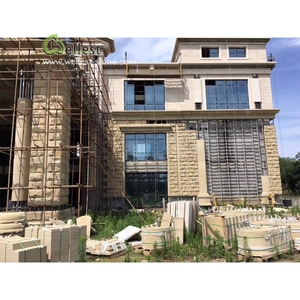 Revêtement mural en pierre de <span class=keywords><strong>grès</strong></span> jaune SY152 en forme de champignon - Product Image 6