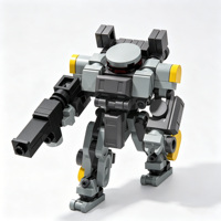 Ensemble de blocs de construction éducatifs STEM Heavy Bastion, unité de défense de la tour, robot Mecha, briques à assembler soi-même, jouet créatif pour adolescents