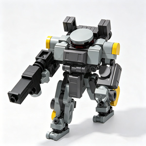 Heavy Bastion STEM Learning Building <b>Blocks</b> Set Tower Defender Unit‑2 Mecha Robot DIY Assemble Bricks Creative Play Toy For Teen - Product Image 5