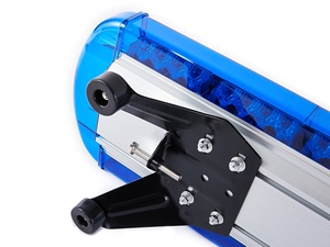 Usine en gros DC12-24V rouge bleu lumières d'urgence LED montage sur le toit avertissement <span class=keywords><strong>clignotant</strong></span> ambulance barre lumineuse avec sirène klaxon - Product Image 6