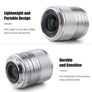 Lente de Cámara VILTROX AF23/F1.4M con Enfoque Automático APS-C, Gran Apertura F1.4, Distancia Focal de 23 mm, Montura <span class=keywords><strong>M</strong></span> para Canon EOS M3/M5/M6/M6 - Product Image 5
