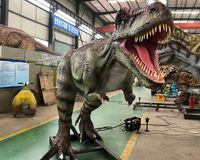 Modèle réaliste de dinosaure T-Rex de 5 m, animatronique télécommandé pour parcs d'aventure intérieurs/extérieurs et expositions en jardin