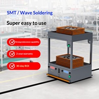 Chenghua 50KG AGV Véhicule de Transport Automatique Robot Châssis de Suivi pour Hôtels Certifié CE ISO Charge Maximale 40h